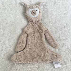 Slumberkins Ibex Alpaca Snuggler Lovey Blanket Beige Plush Baby Toy